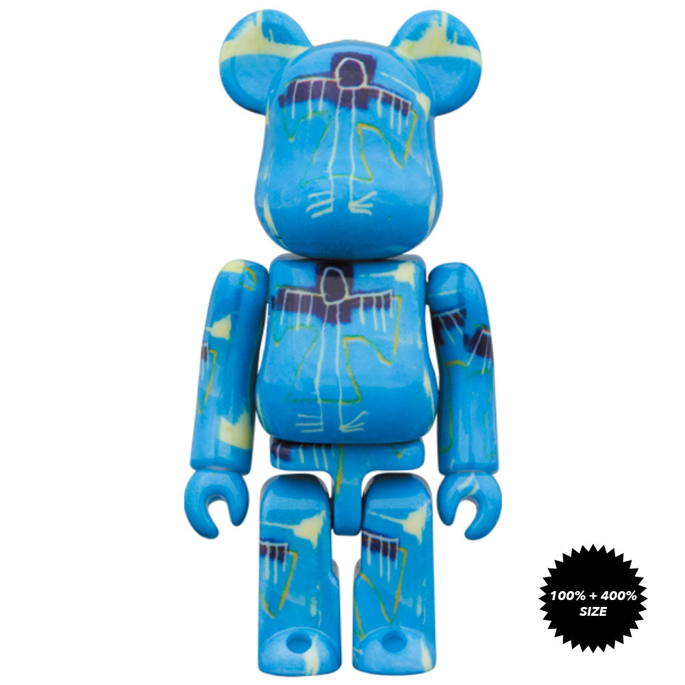 Jean-Michel Basquiat #9 100% + 400% Bearbrick Set by Medicom Toy