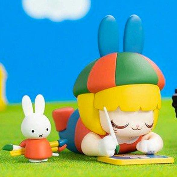 Miki Drawing - Kimmy & Miki x Miffy New Friends Series by 52Toys