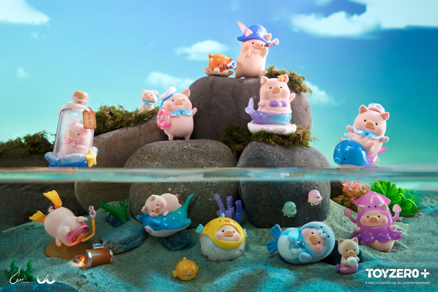 Lulu The Piggy Ocean Series Blind Box by Toyzeroplus