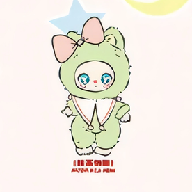Matcha Milk Meow - Liila‘s Lucky Cat V3 Honeyland Enchantment Plush Series by Liila Toys