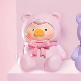 Solid Pink Yogurt Gummy - LuLu the Piggy Teddy MINI Sitting Series by Toyzero+