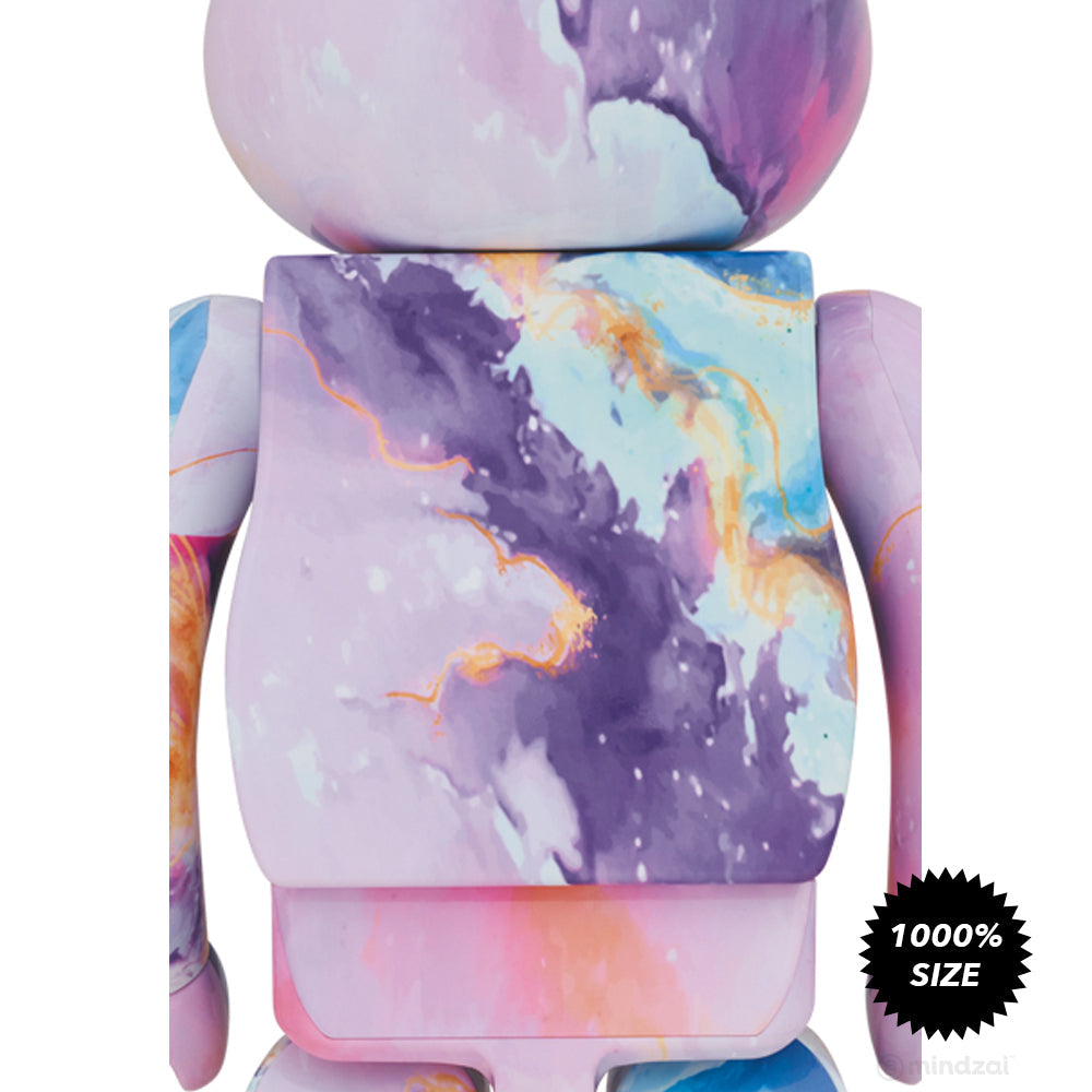 Marble Pattern 1000% Bearbrick by Medicom Toy