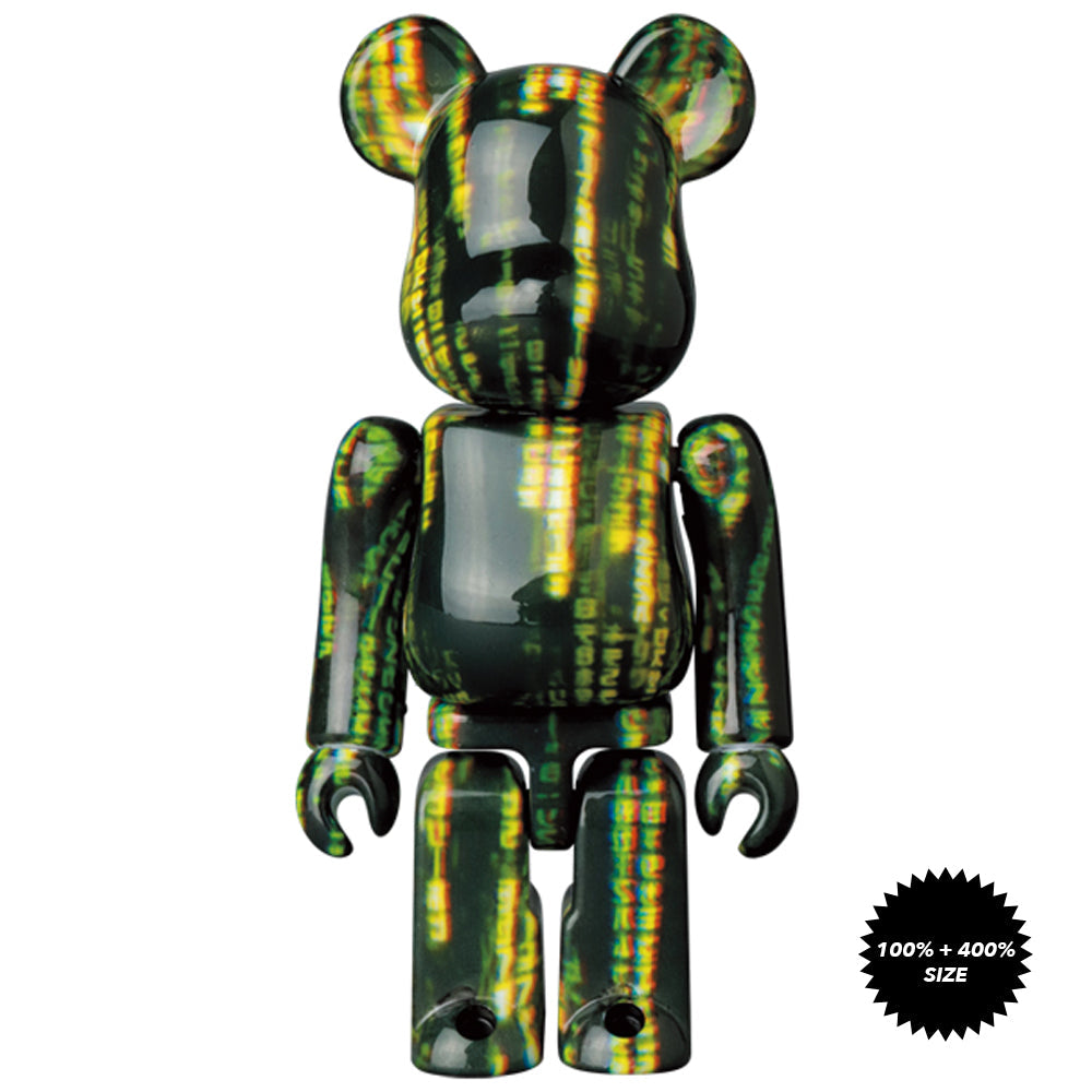 The Matrix Resurrections 100% + 400% Bearbrick Set by Medicom Toy