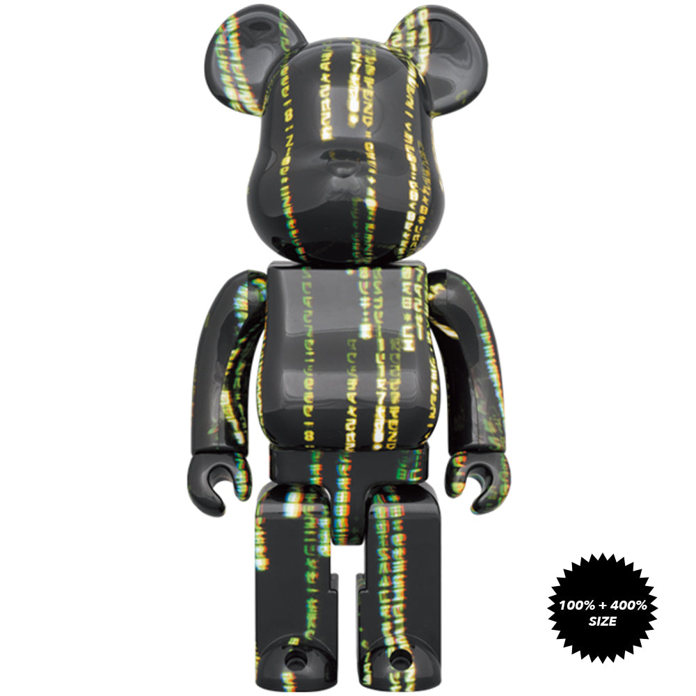 The Matrix Resurrections 100% + 400% Bearbrick Set by Medicom Toy