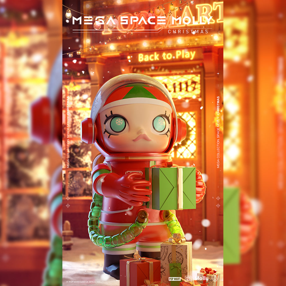 MEGA SPACE MOLLY 400% Christmas Edition Art Toy