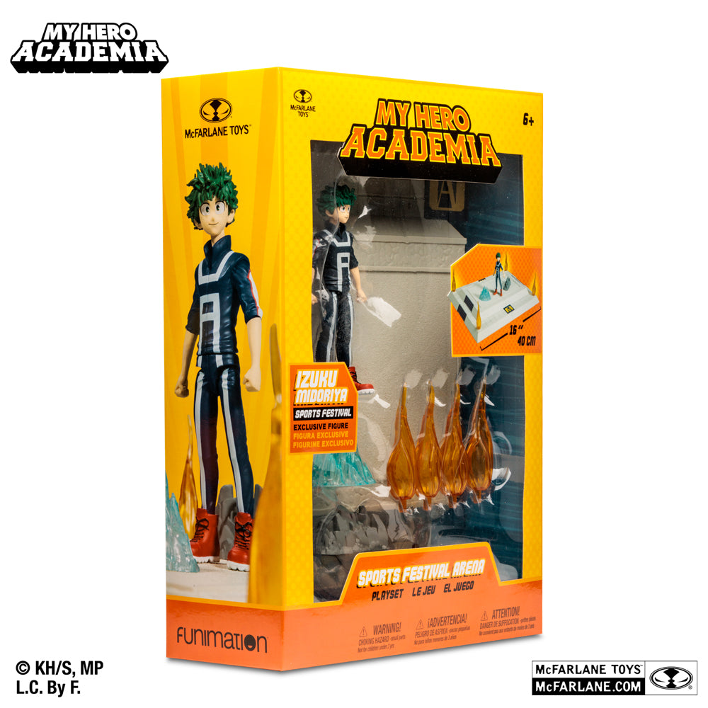 My Hero Academia Sports Festival arena w/ Izuku Midoriya Exclusive Figure by McFarlane