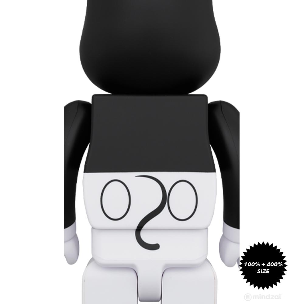 Mickey Mouse (B&W 2020 Ver.) 100% + 400% Bearbrick Set by Medicom Toy -  Mindzai