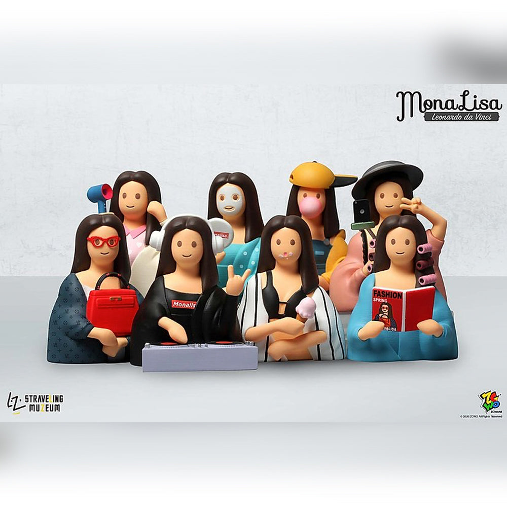 Mona Lisa Mini Figures by Straveling Muzeum