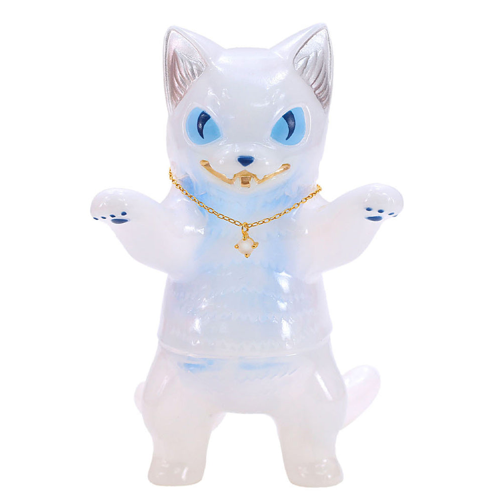 Negora Birthstone Collection (Moon Stone Version) Sofubi Art Toy by Konatsuya