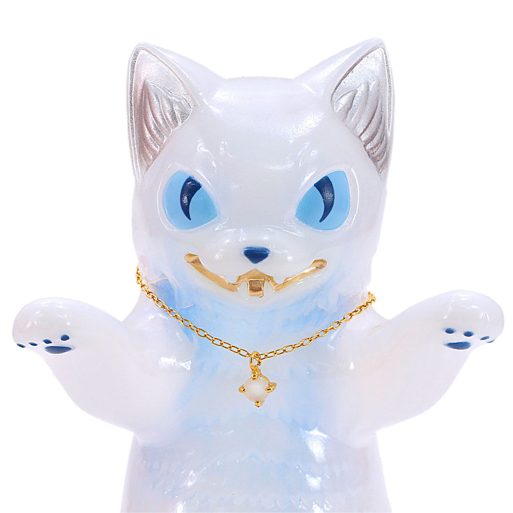 Negora Birthstone Collection (Moon Stone Version) Sofubi Art Toy by Konatsuya