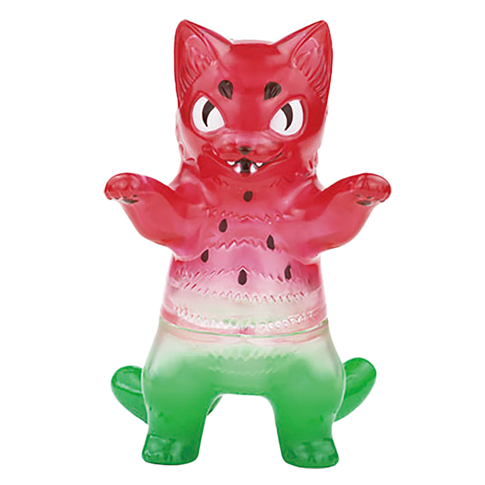 Negora Watermelon Sofubi Vinyl Toy by Konatsuya