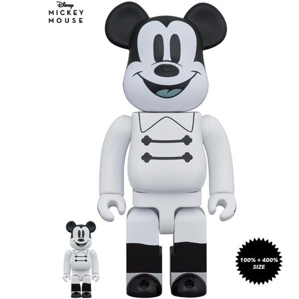 Nighttime Mickey 100% + 400% Bearbrick Set by Medicom Toy - Mindzai