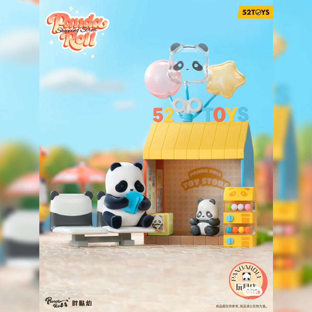 Panda Roll Shopping Street Blind Box Series by 52 Toys