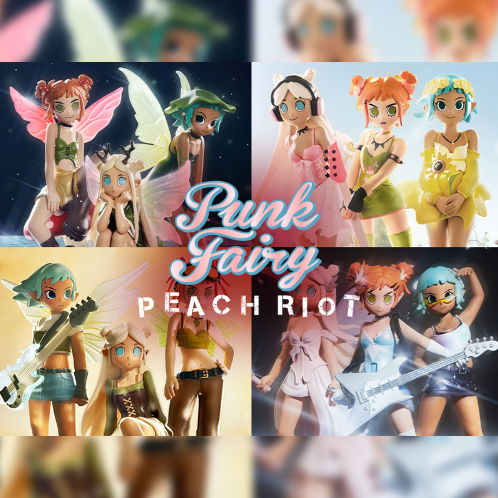 Peach Riot Punk Fairy Series Figures Blind Box by POP MART