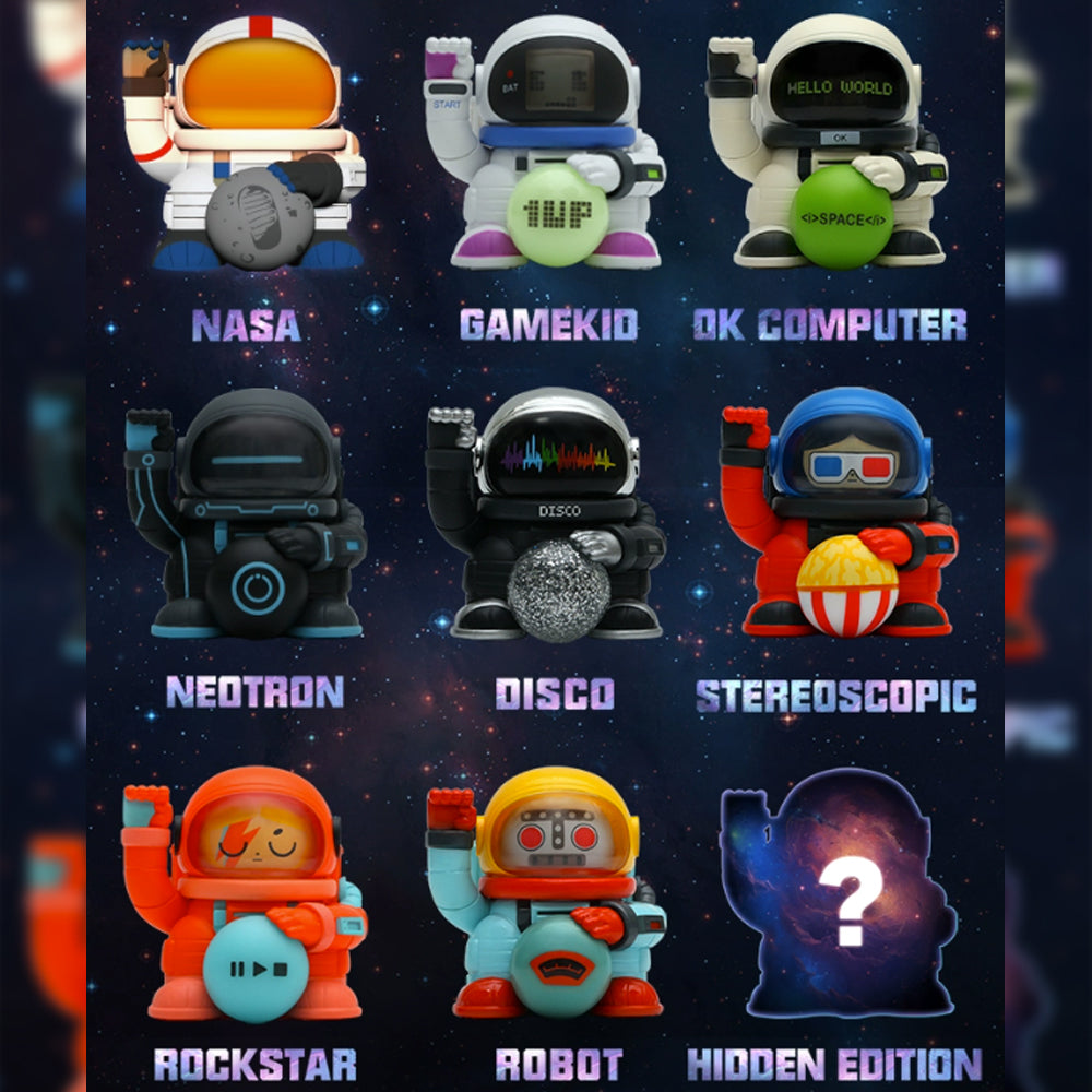 Plutus Spacemen Back to Future Blind Box Series by 52Toys