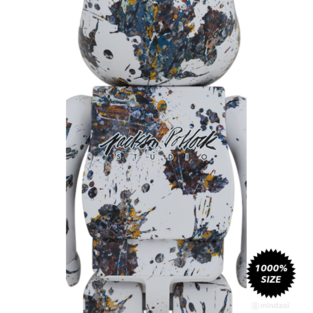 Jackson Pollock Studio (SPLASH) 1000% Bearbrick by Medicom Toy - Mindzai