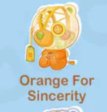 Orange for Sincerity - Raggedy Teddy Today&#39;s Blessings Series by Joybrain