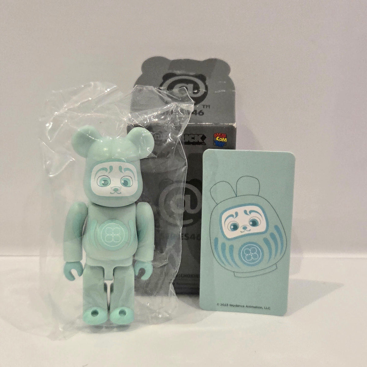 Luck Skydance Daruma (Secret) - Bearbrick Series 46 by Medicom Toy