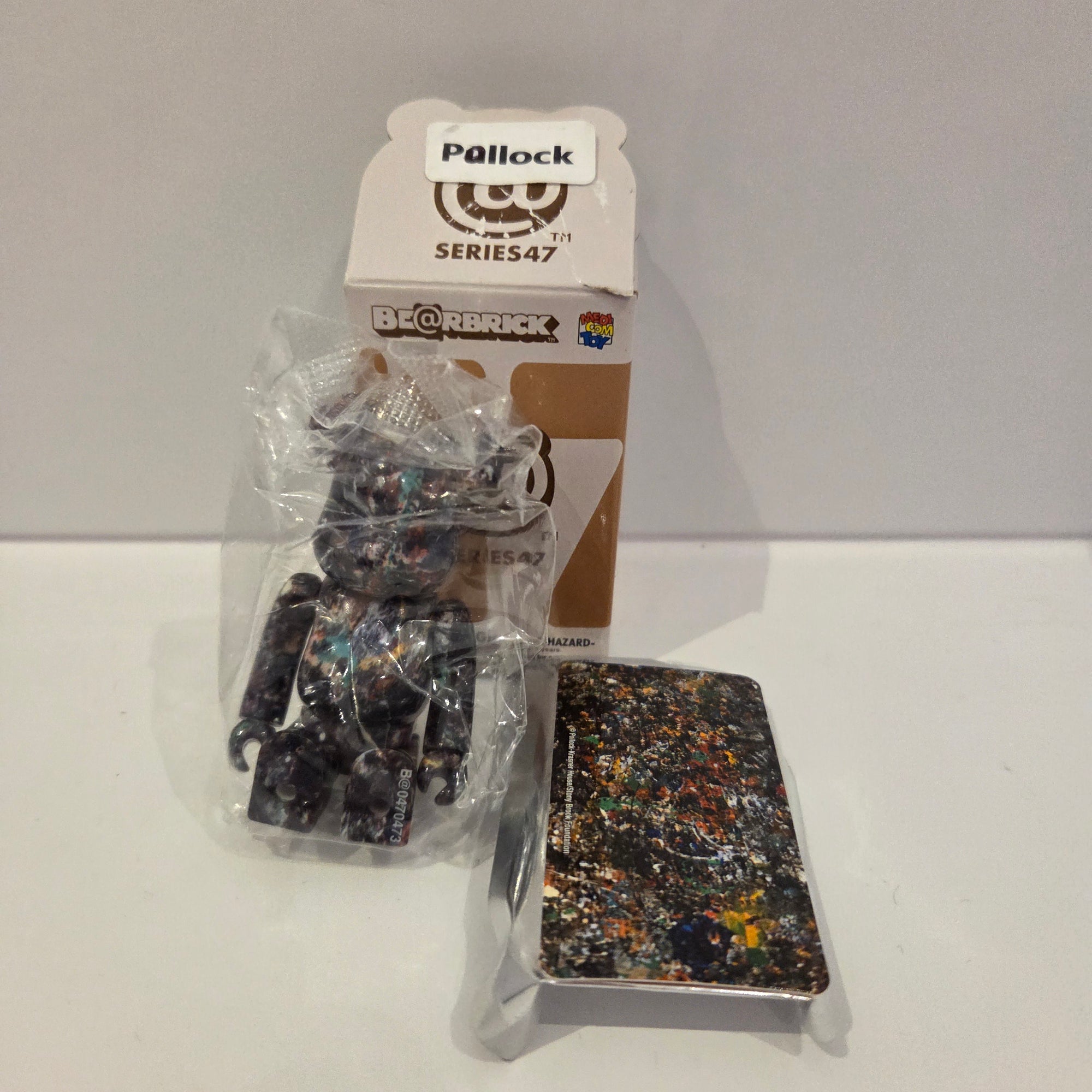 Jackson Pollock - Bearbrick Series 47 by Medicom Toy