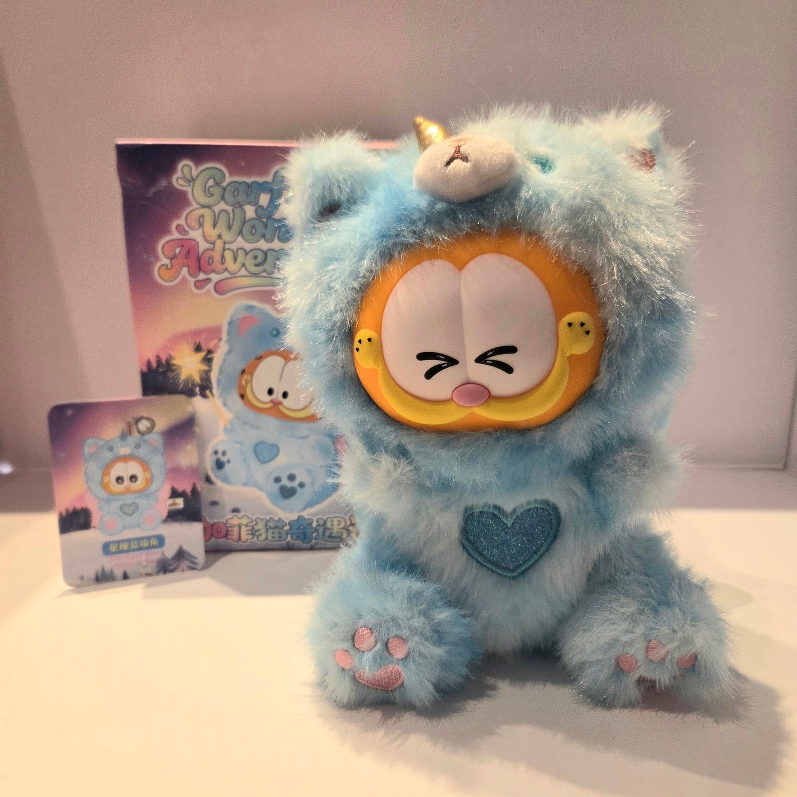 Star Eyed Blue Kitten (Variant)  - Garfield Wonder Adventures Series Plush Pendent by Xivo