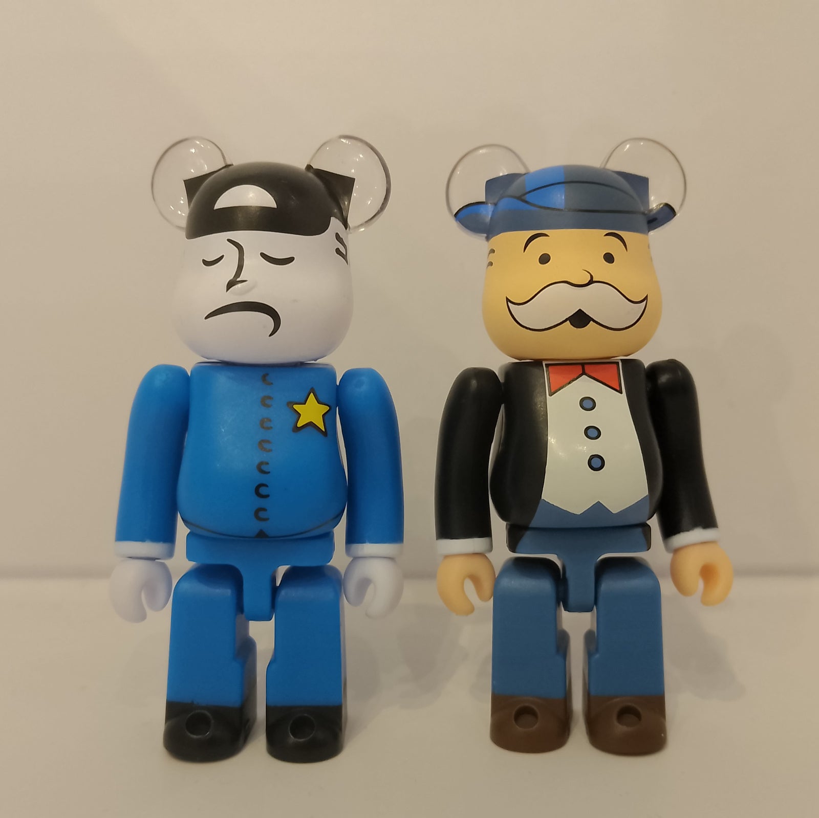 Mr. Monopoly and Police Set -  Bearbrick Series 49 by Medicom