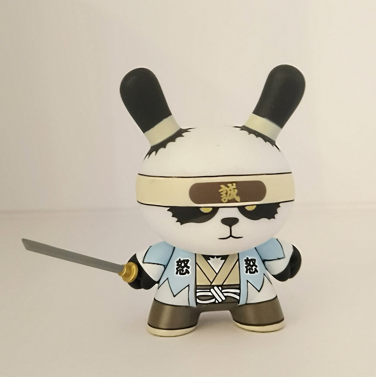 Ornery Panda by Huck Gee - Dunny Gold Life Series - by Kidrobot