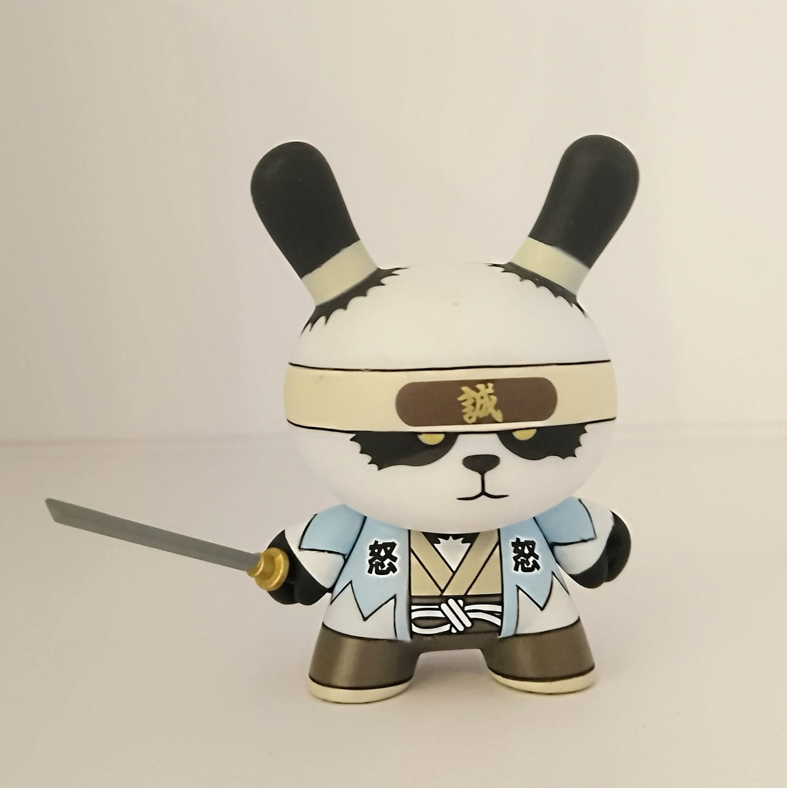 Ornery Panda by Huck Gee - Dunny Gold Life Series - by Kidrobot