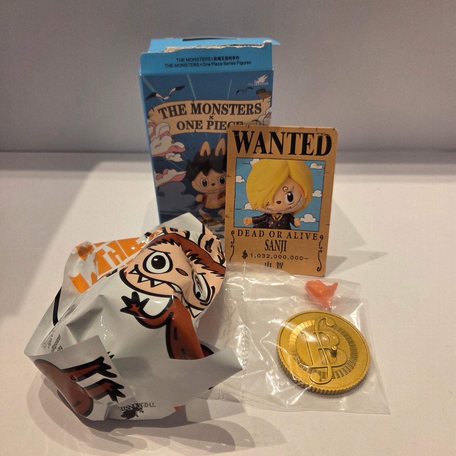 Sanji Labubu Monsters x One Piece - Popmart