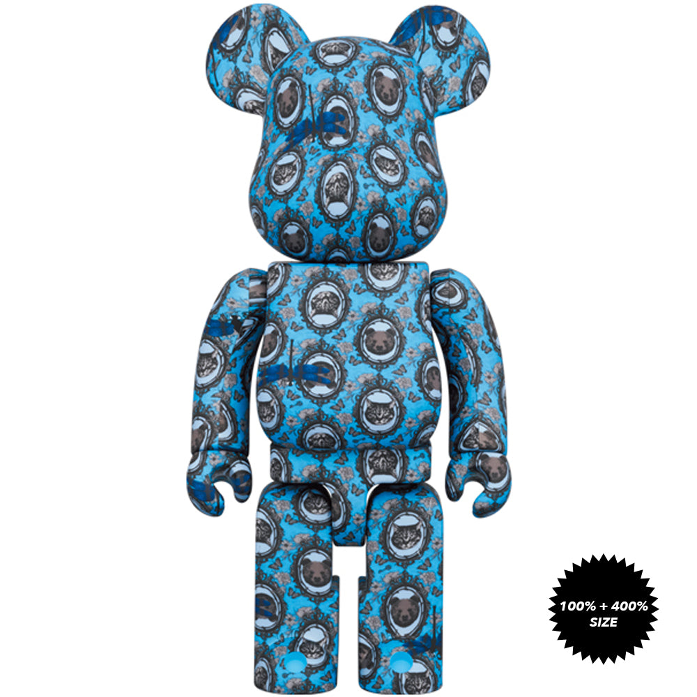 Robe Japonica Mirror 100% + 400% Bearbrick Set by Medicom Toy