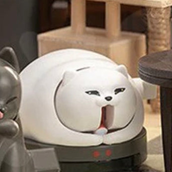 White Cat - QueSera Series iRobocat Clockwork Movable by 52TOYS