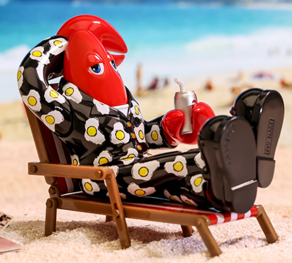 Relaxing Lobster - Lobster Land Series by Philip Colbert x POP