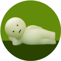 Lounging  - Smiski Series 1