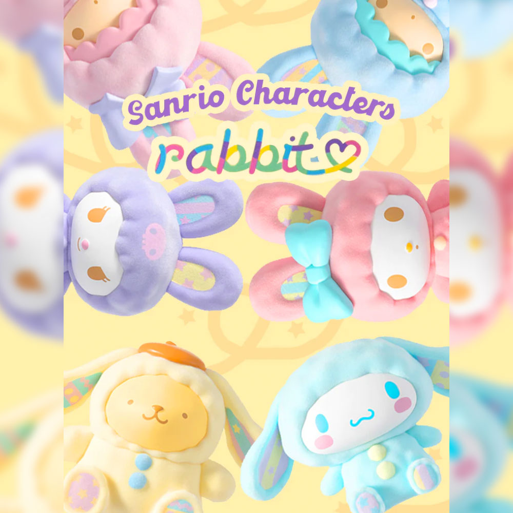 Sanrio Characters Fluffy Rabbit Blind Box Series by Sanrio x Miniso