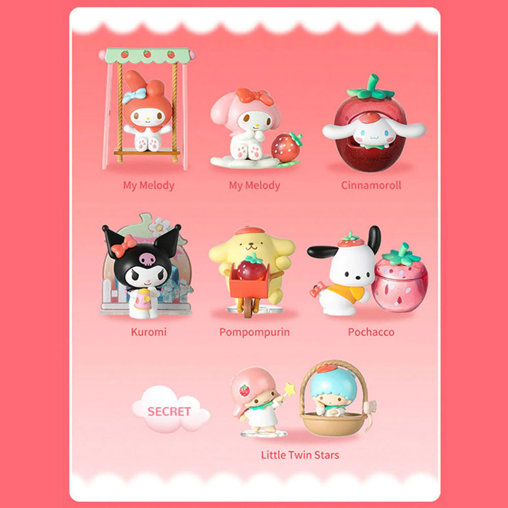 Sanrio Characters Strawberry Farm Blind Box Series by Miniso