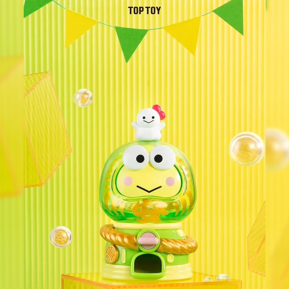 Keroppi - Sanrio Characters Wonderful Daruma Gachapon Machine by TOPTOY