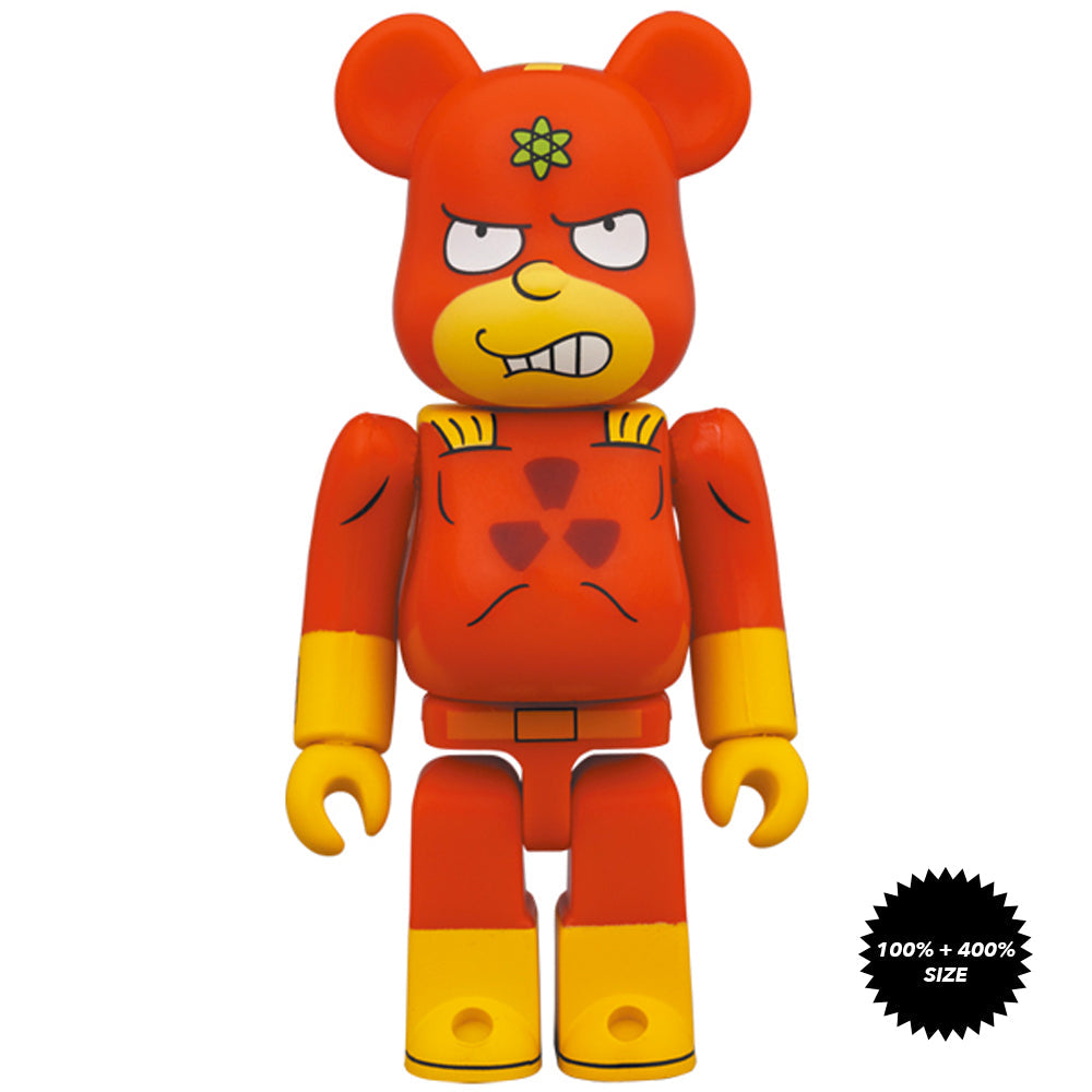 The Simpsons: Radioactive Man 100% + 400% Bearbrick Set by Medicom Toy