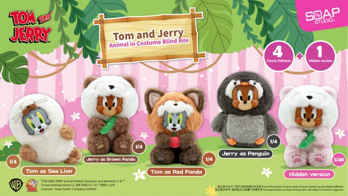 Tom And Jerry Animal In Costume Series Blind Box by Soap Studio