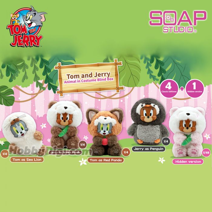 Tom And Jerry Animal In Costume Series Blind Box by Soap Studio