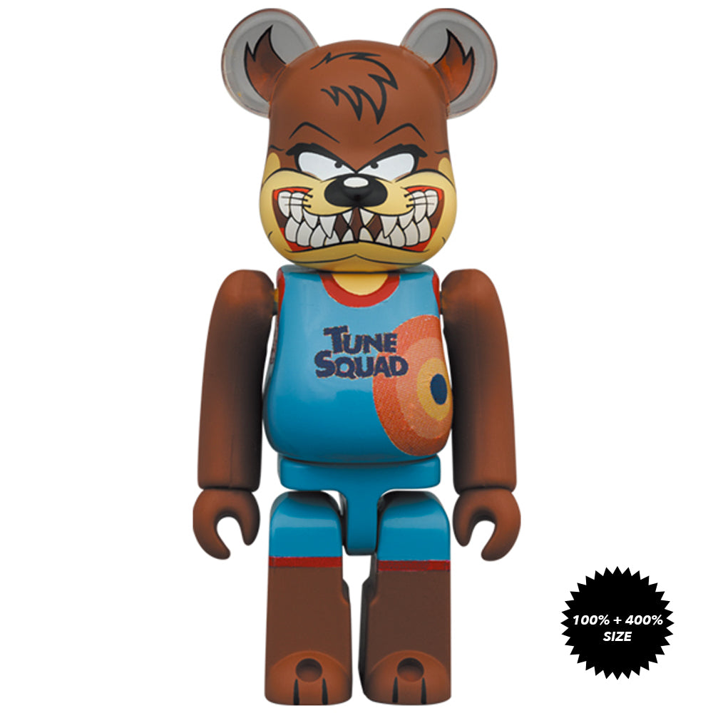 Space Jam A New Legacy Tasmanian Devil 100% + 400% Bearbrick Set by Medicom Toy