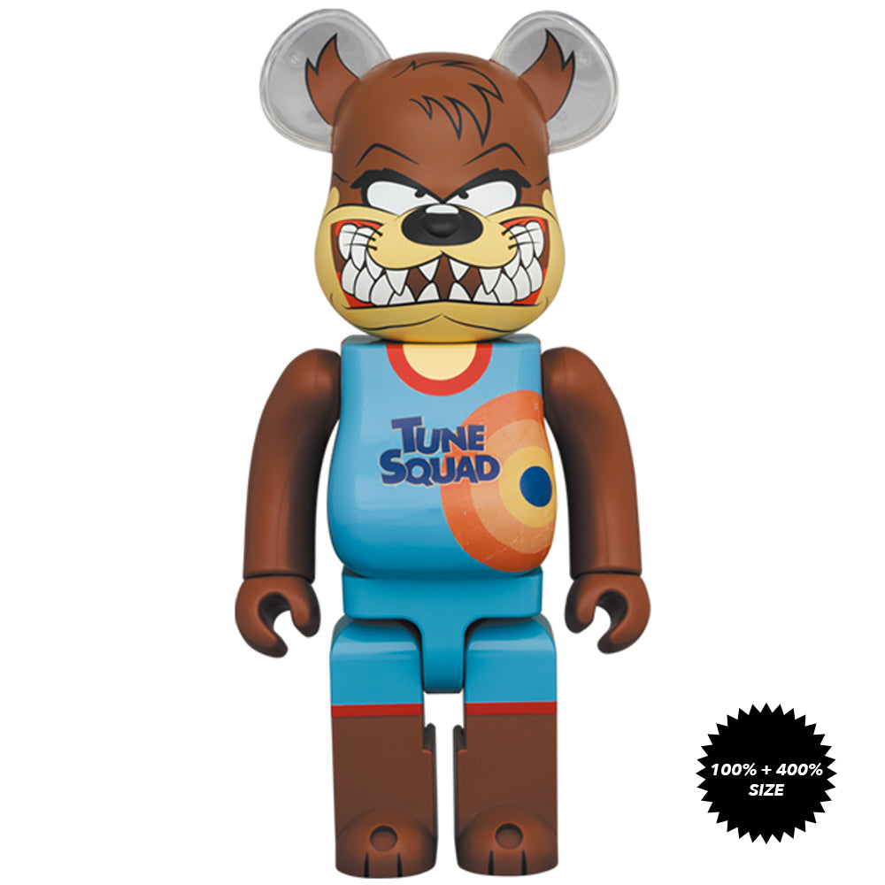 Space Jam A New Legacy Tasmanian Devil 100% + 400% Bearbrick Set by Medicom Toy