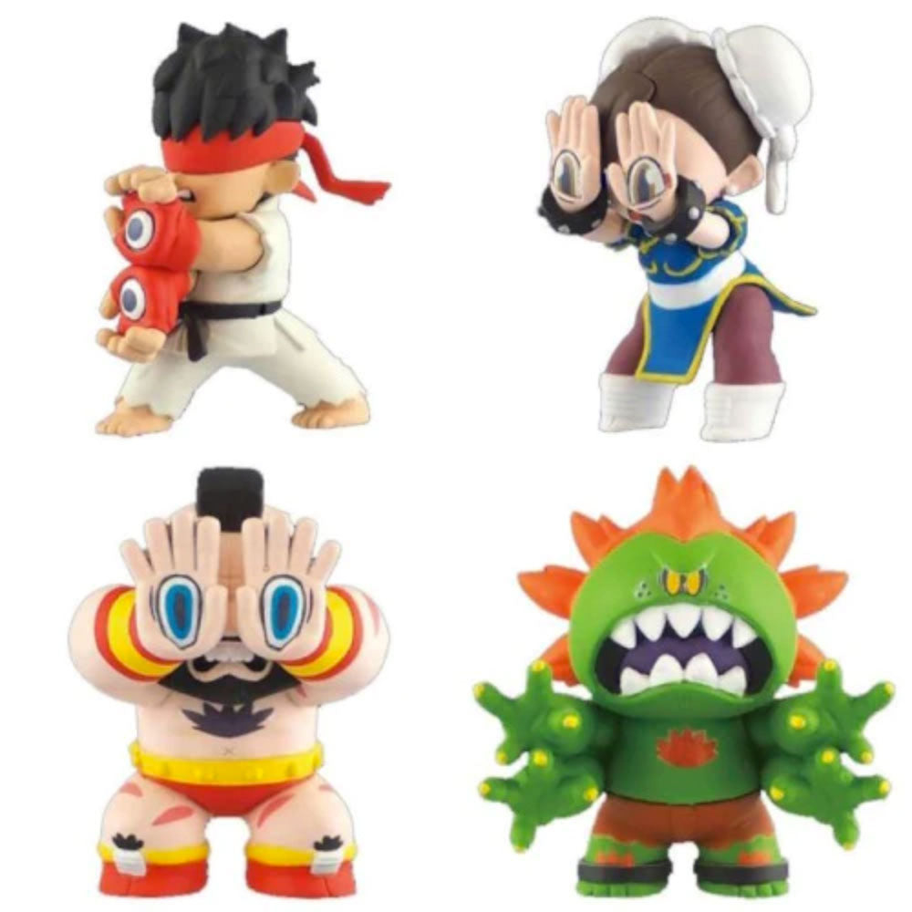Street Fighter x Grape Brain Mini-Figures by Stasto - Mindzai Toy Shop