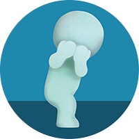 Not Looking - Smiski Bath Series