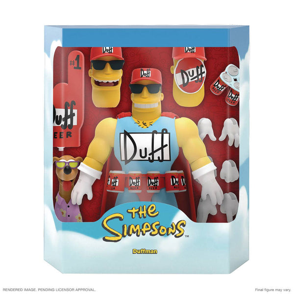 The Simpsons Ultimates Wave 2 Duffman Action Figure by Super7 - Mindzai