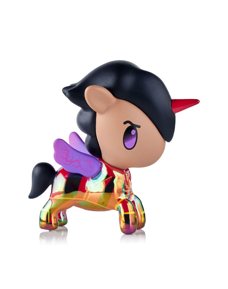Tokidoki x ARCANE Unicorno Black Light Chrome Blind Box by Tokidoki