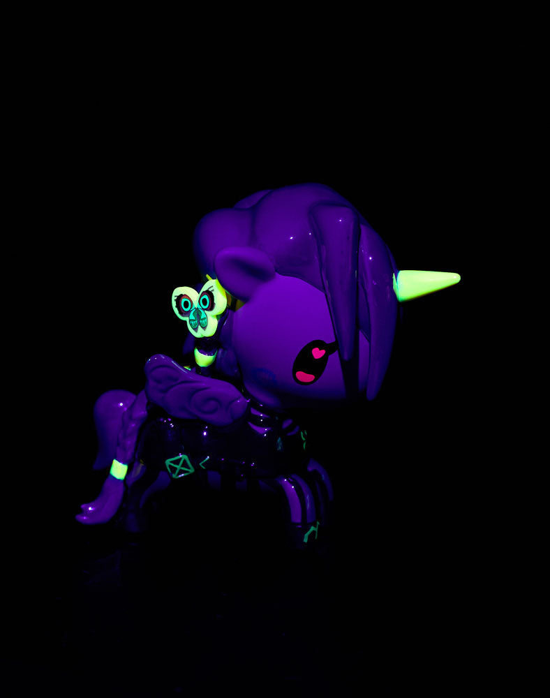 Tokidoki x ARCANE Unicorno Black Light Chrome Blind Box by Tokidoki