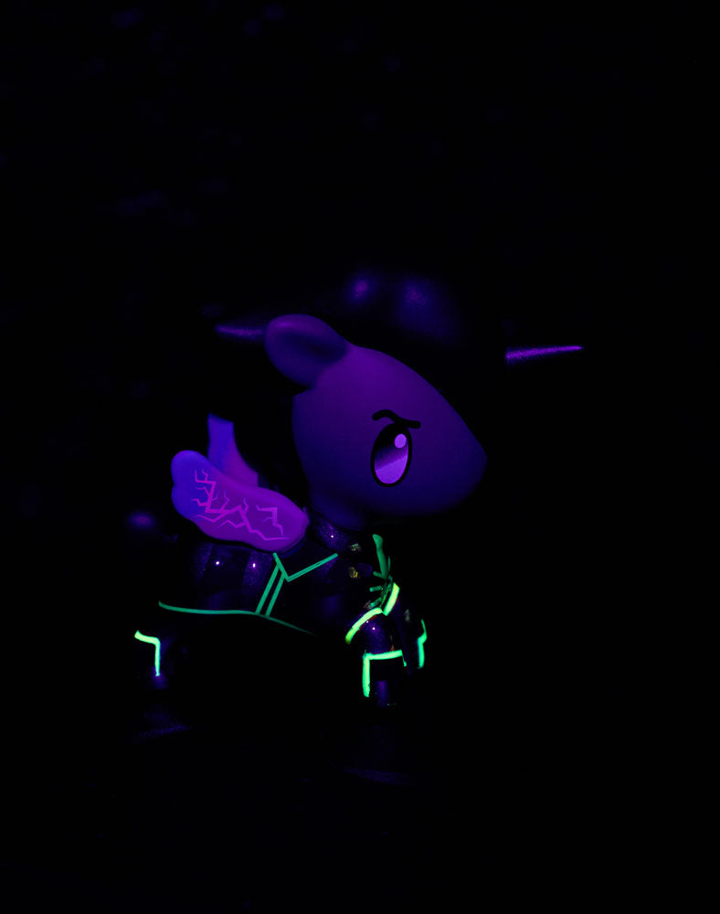 Tokidoki x ARCANE Unicorno Black Light Chrome Blind Box by Tokidoki