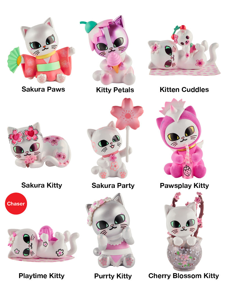 Cherry Blossom Cats Blind Box by Tokidoki