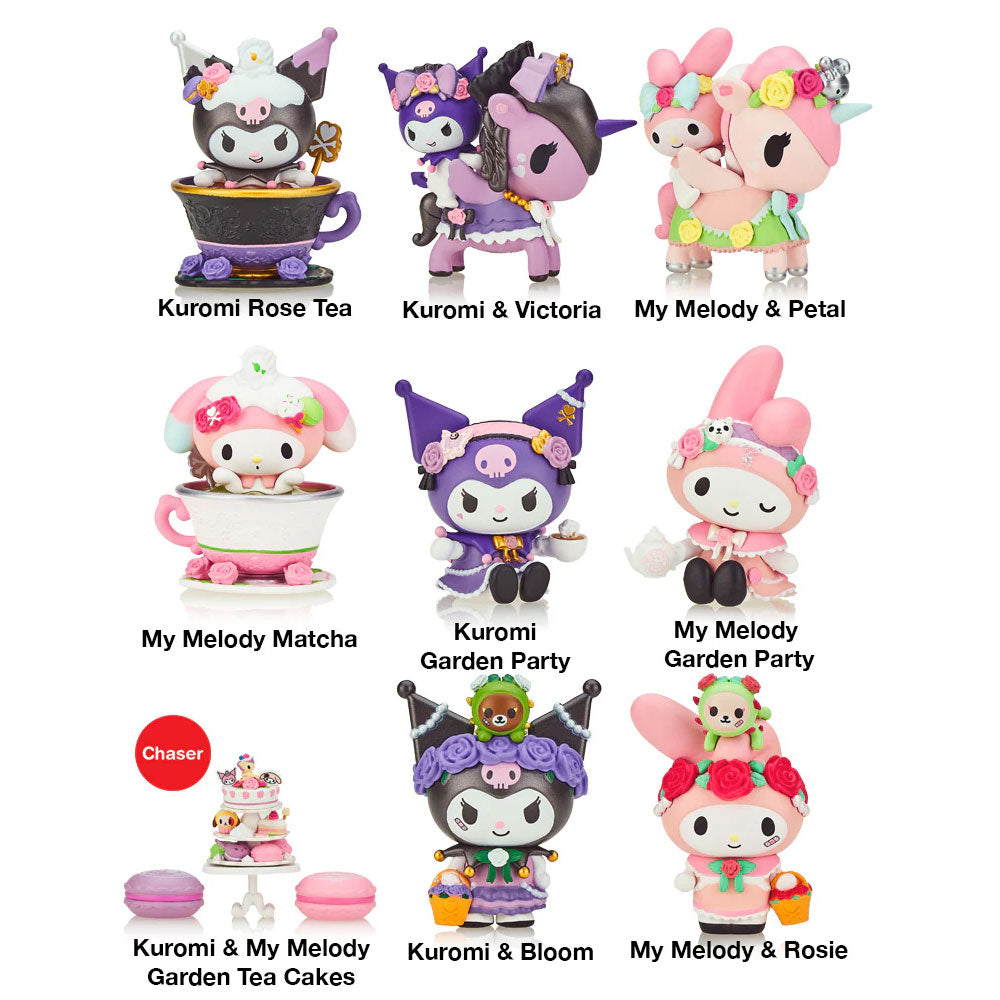 tokidoki x Kuromi &amp; My Melody Garden Party Blind Box