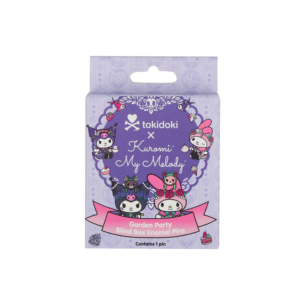 tokidoki x Kuromi & My Melody Garden Party Enamel Pin Blind Box