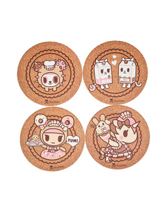 Sweet Café Coaster Set (Set of 4) by Tokidoki - Mindzai Toy Shop